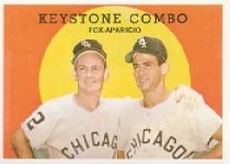 1959 Topps Baseball Cards      408     Keystone Combo-Nellie Fox-Luis Aparicio